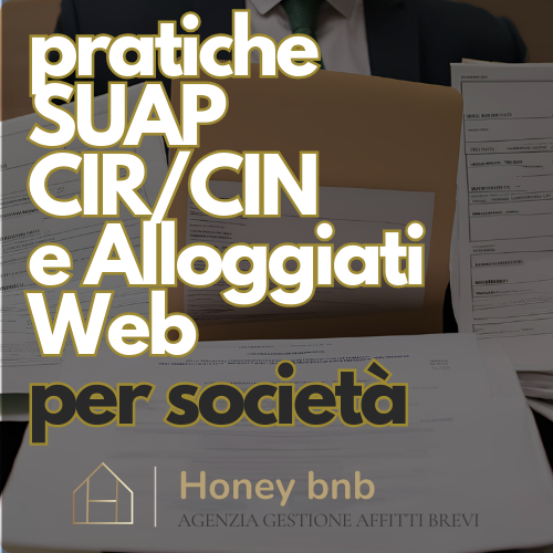 Pratiche SUAP CIR CIN e Alloggiati Web per Società